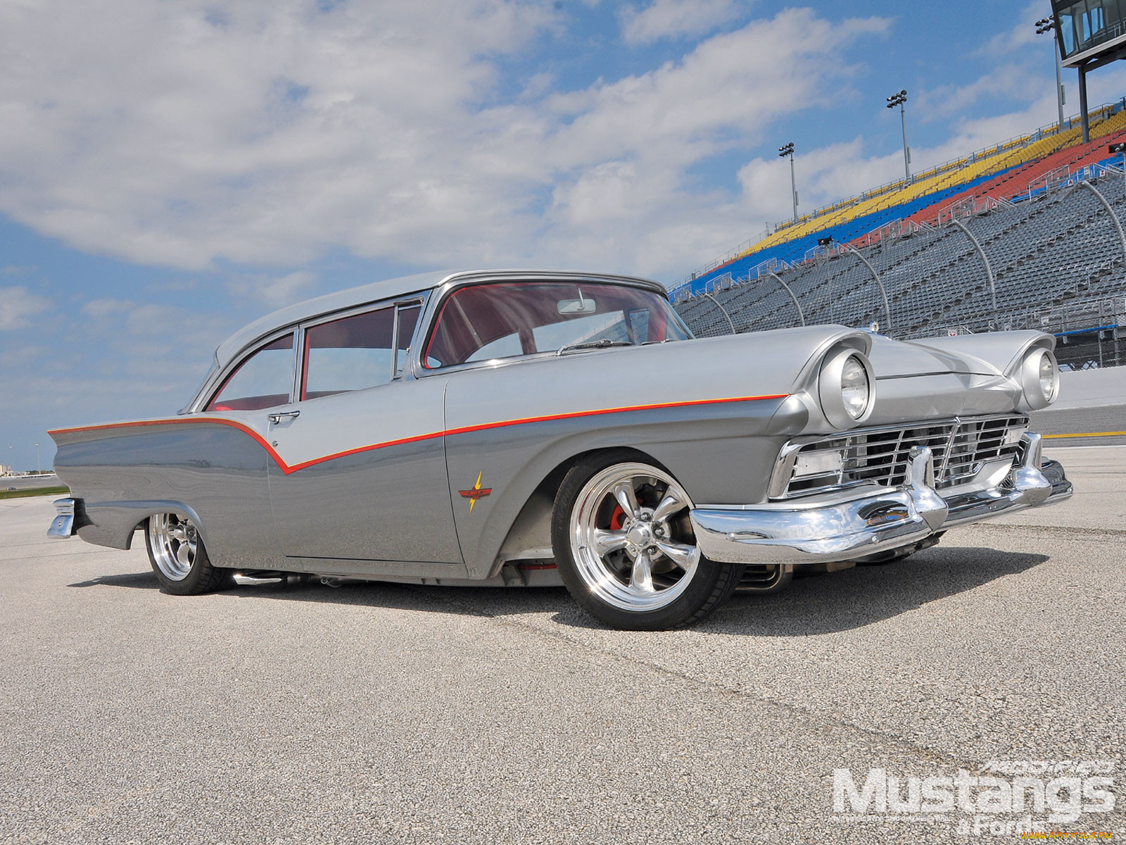 1957, ford, fairlane, 